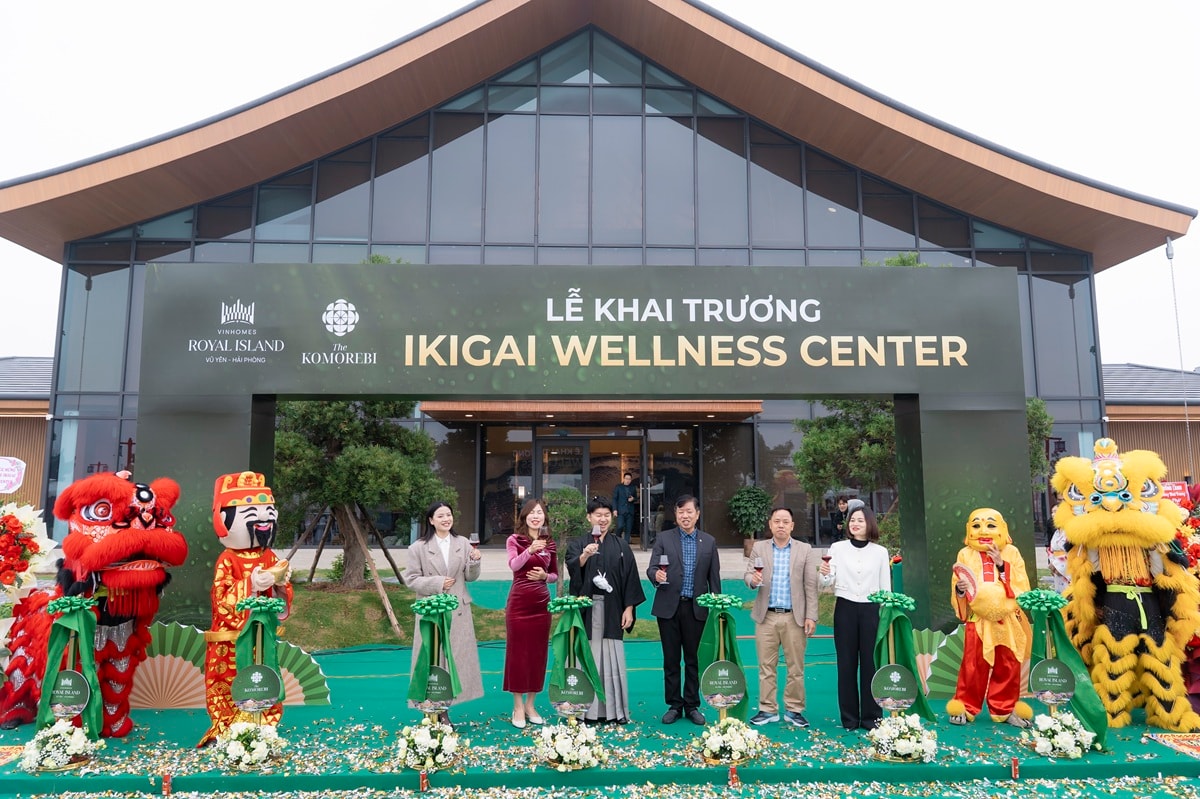 Tiện ích chăm sóc sức khỏe chuẩn Nhật Ikigai Wellness Center Vinhomes Royal Island khai trương hút cư dân