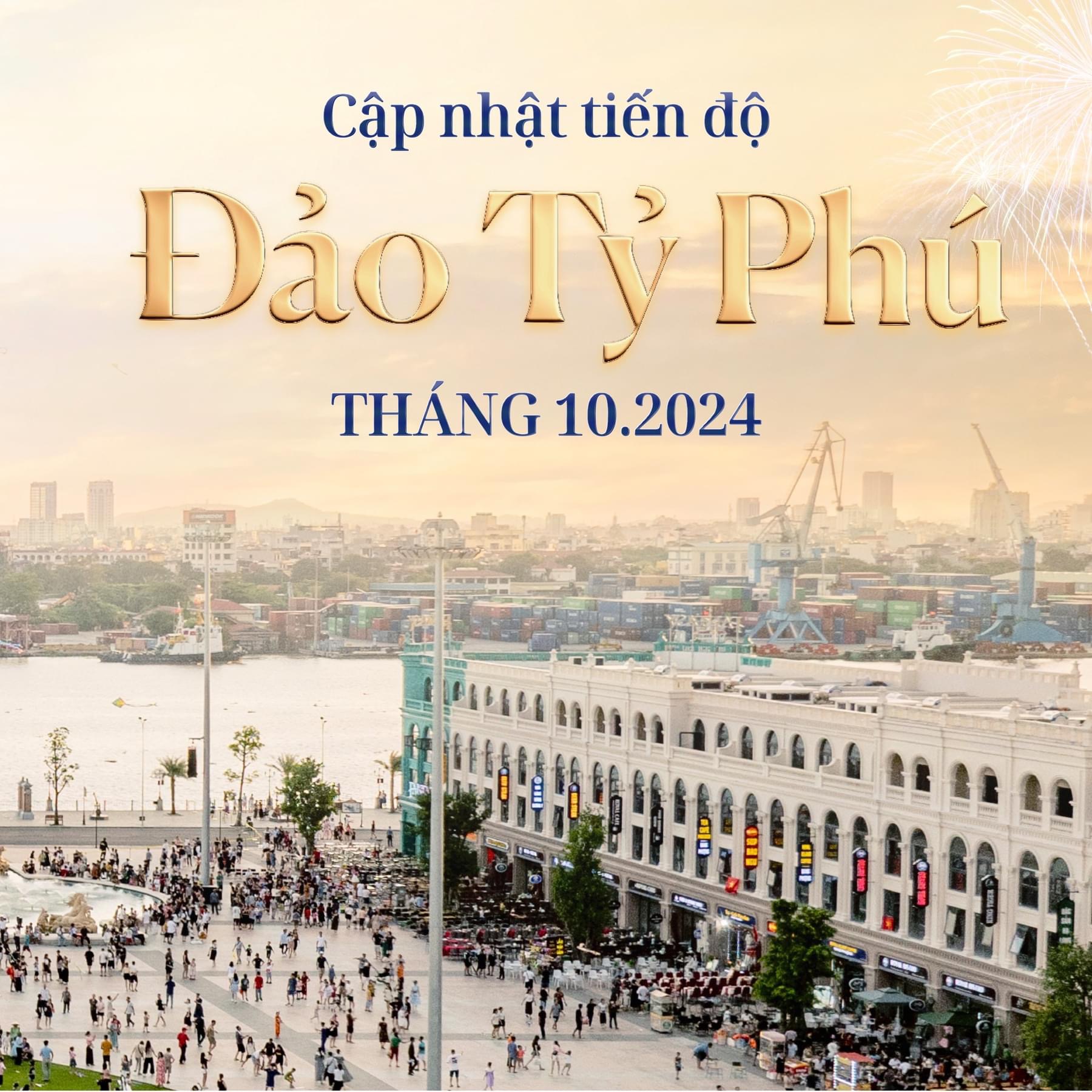 Cập nhật tiến độ dự án Đảo Vũ Yên Tháng 10