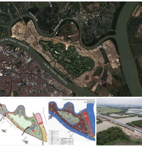 Hoàn thành san lấp mặt bằng, Vinwonders Vũ Yên rầm rộ triển khai hạ tầng