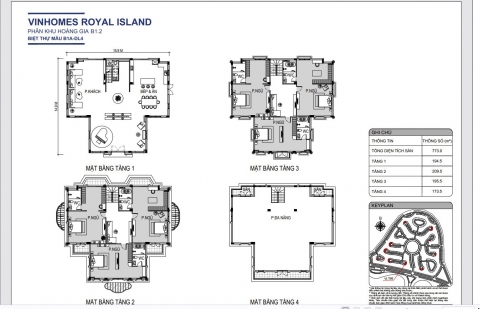 Mẫu thiết kế Biệt thự và dinh thự phân Khu Hoàng Gia-Dự án Vinhomes Royal Island