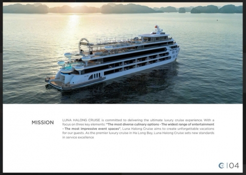 Dạ tiệc Du thuyền Hoàng Gia trên Vịnh Vũ yên chào đón 2025 cho khách tinh hoa