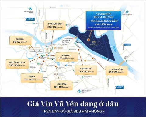 Tiềm năng và cơ hội vàng sở hữu Vinhomes Royal Island Vũ yên với nền giá tốt