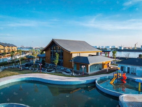 Tiến độ khoáng nóng onsen tại phân khu the komorebi