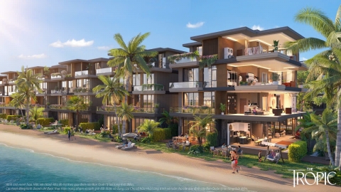 Sản phẩm The Tropic Hoàng Thành thu hút khách hàng bởi kiến trúc và tiềm năng