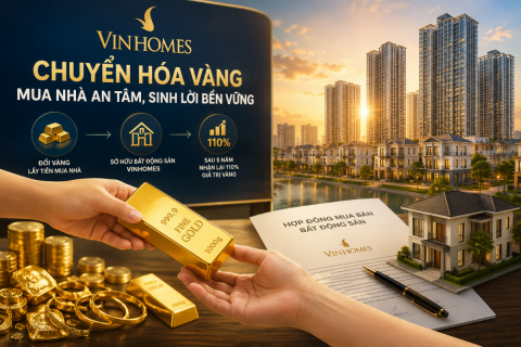 Vinhomes tung chính sách đổi vàng mua nhà