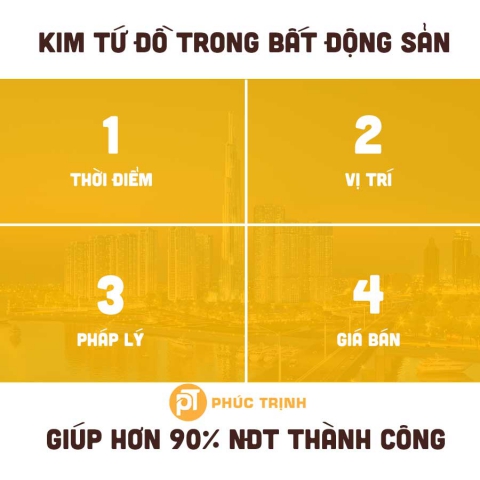 Đầu tư bất động sản thành công cần nắm rõ kim tứ đồ này: Thời điểm, giá bán, pháp lý và vị trí