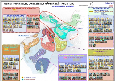 Cơ cấu sản phẩm và tên phân khu Vinhomes Hạ Long Xanh-siêu đô thị biển lớn nhất Việt nam