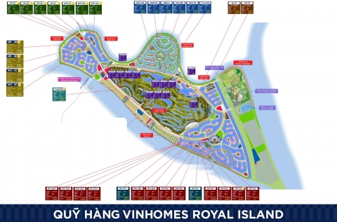 Checklist bảng hàng của các phân khu Vinhomes Vũ yên Tháng 4. Biệt thự và Liền kề 